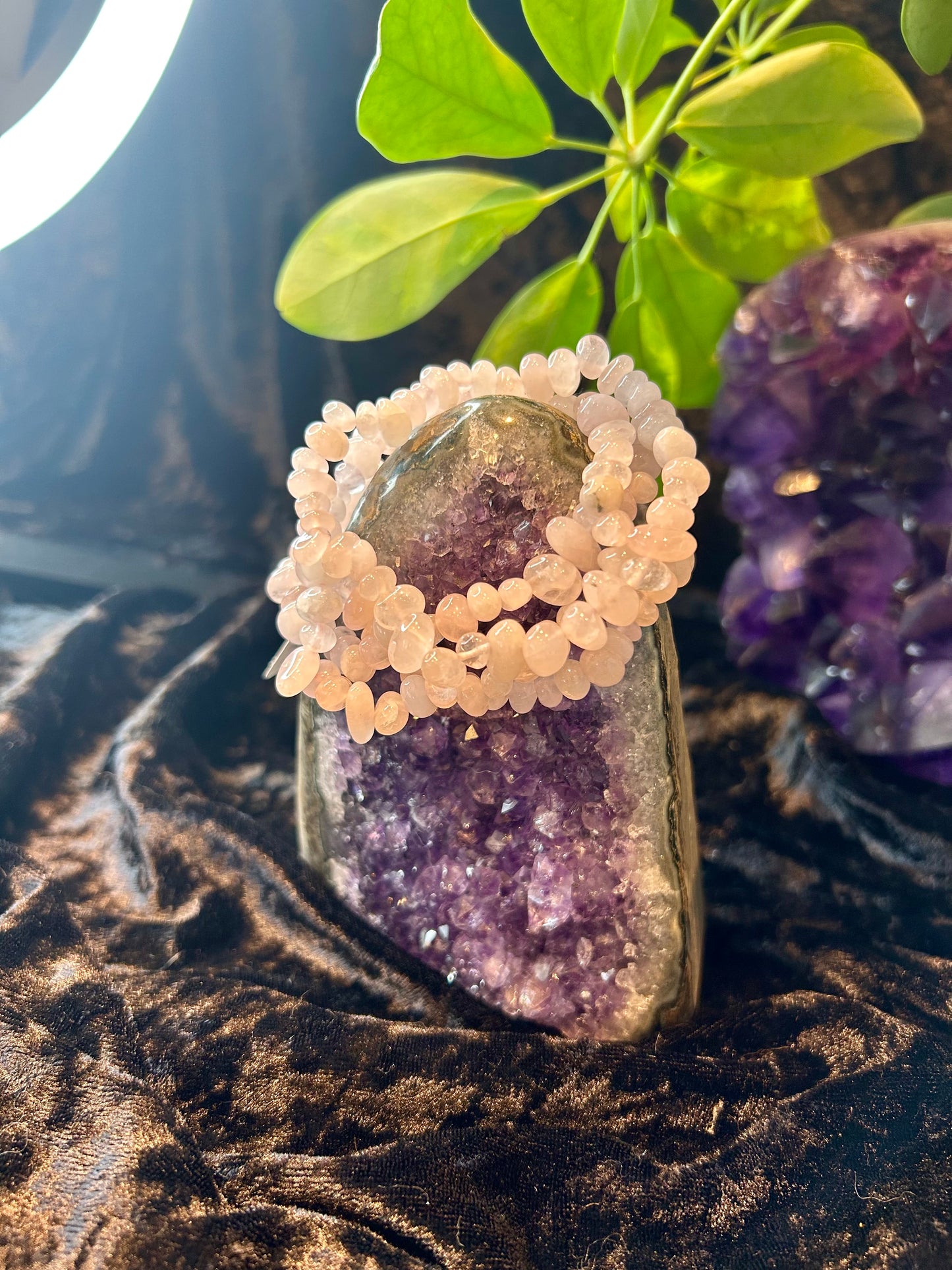 Rose Quartz bead bracelet