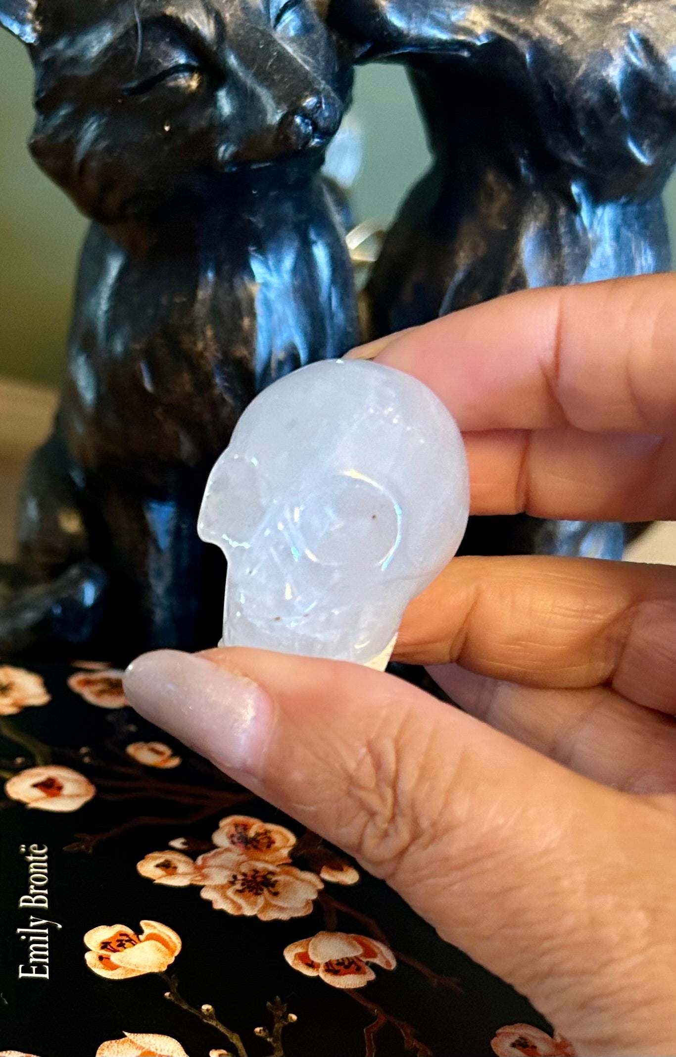 Clear Quartz skull
