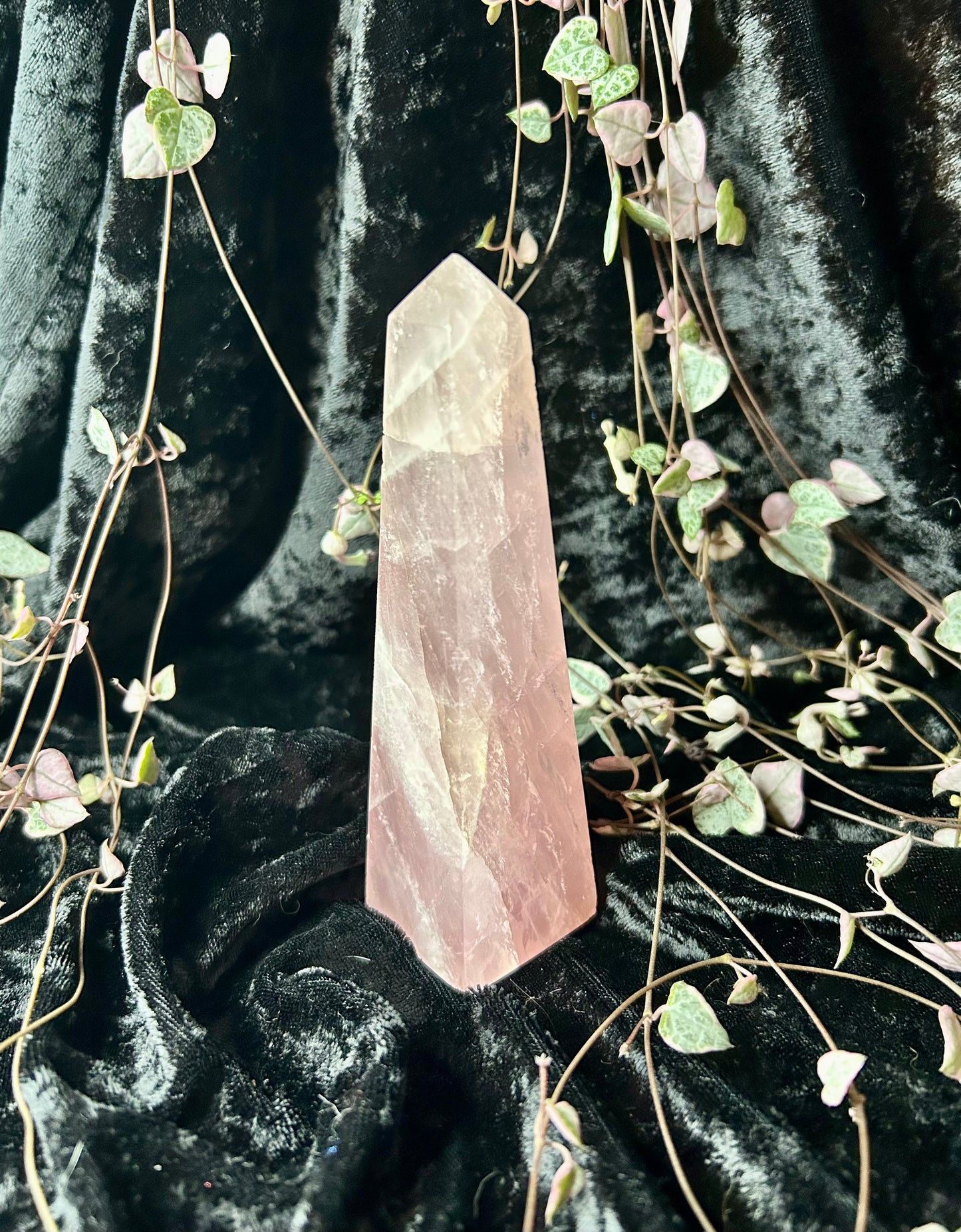 Rose Quartz obelisk