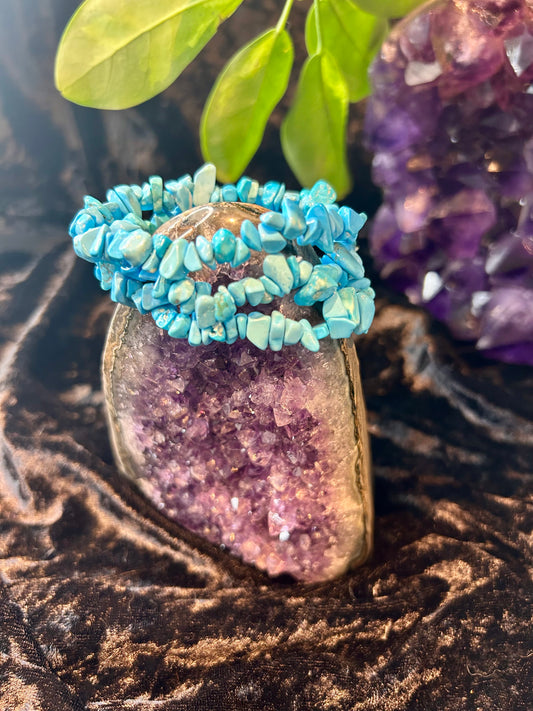 Blue Howlite bracelets