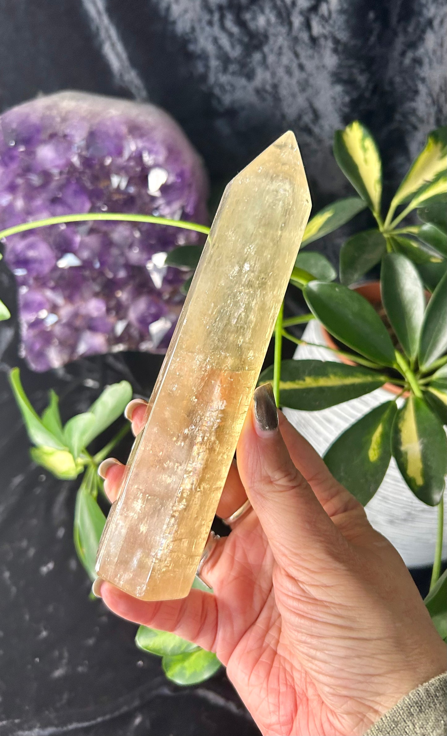 Lemon Quartz point