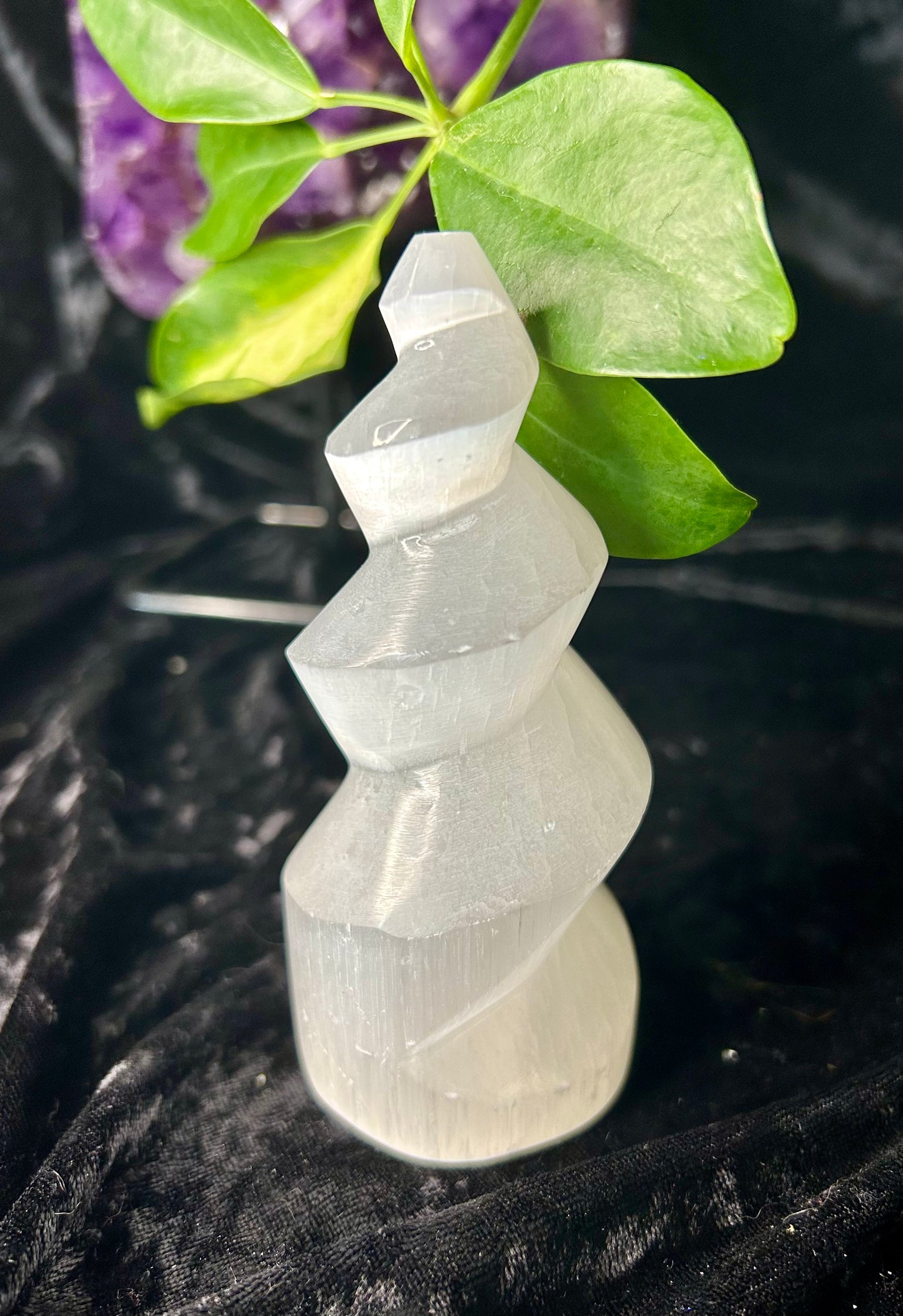 Selenite medium spirals