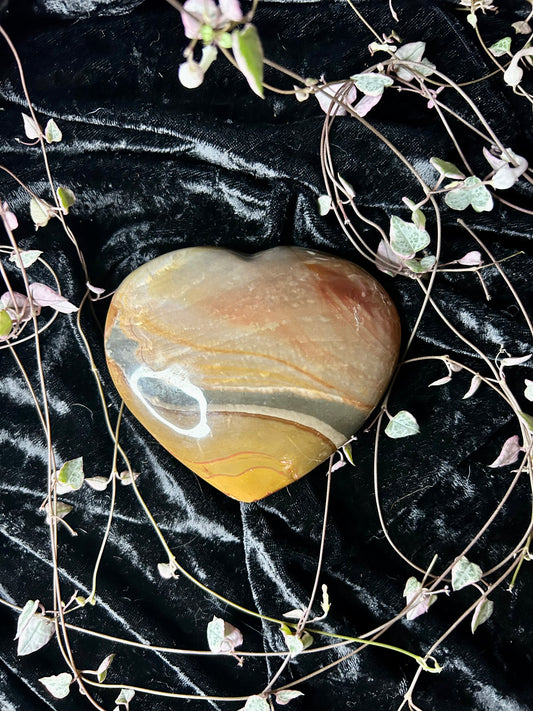Polychrome Jasper large heart