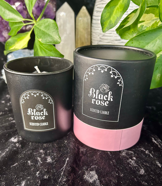 Black Rose candle