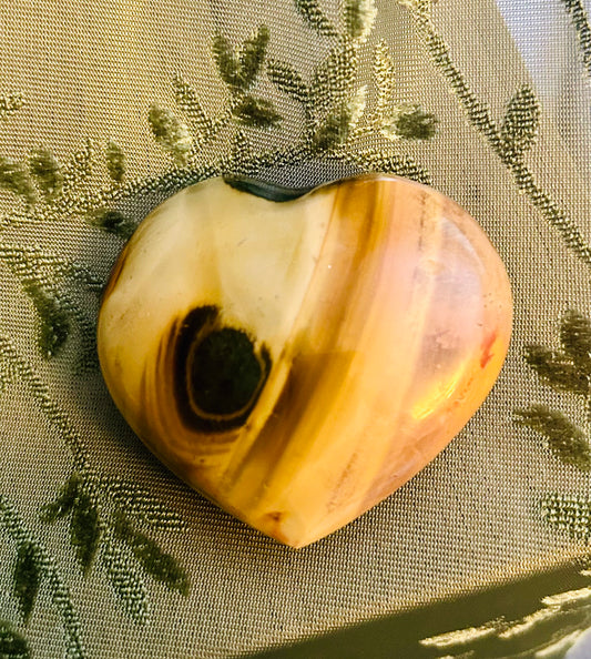 Polychrome Jasper heart