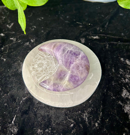 Dream Amethyst Crescent Moon