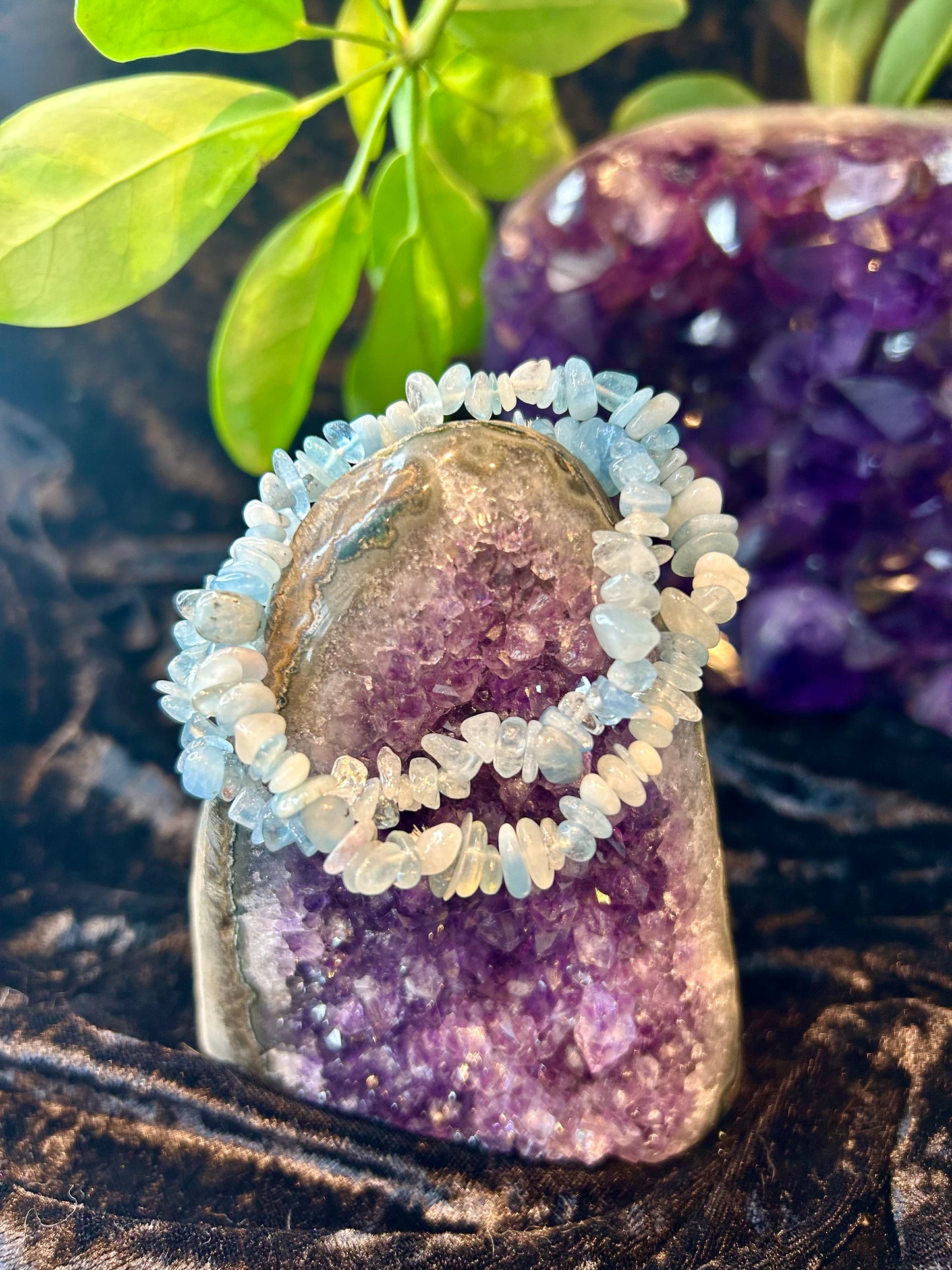 Aquamarine bracelets