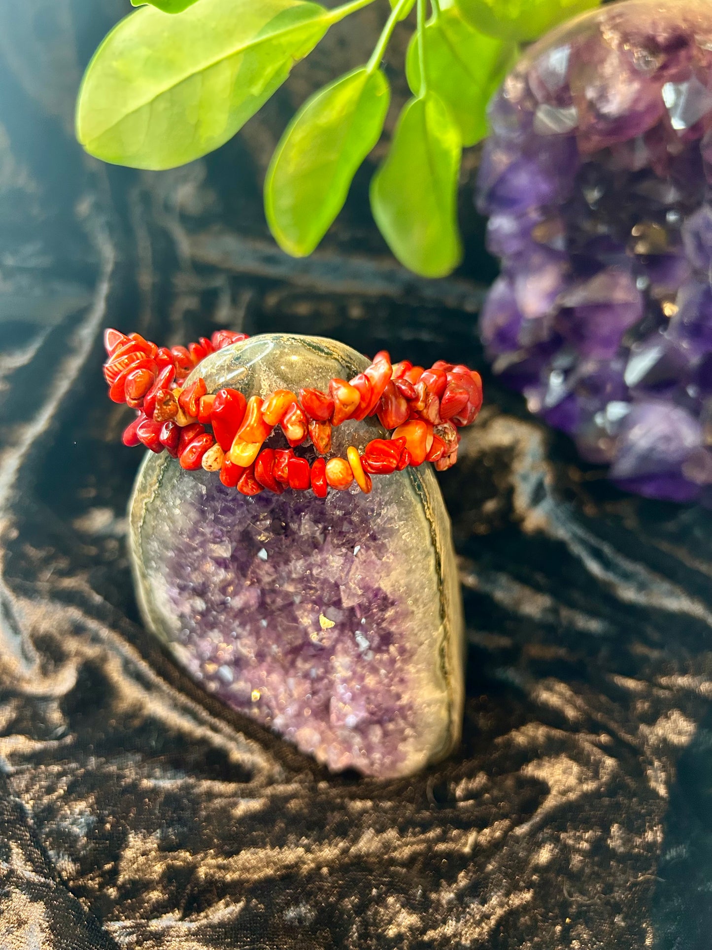 Red Coral bracelets