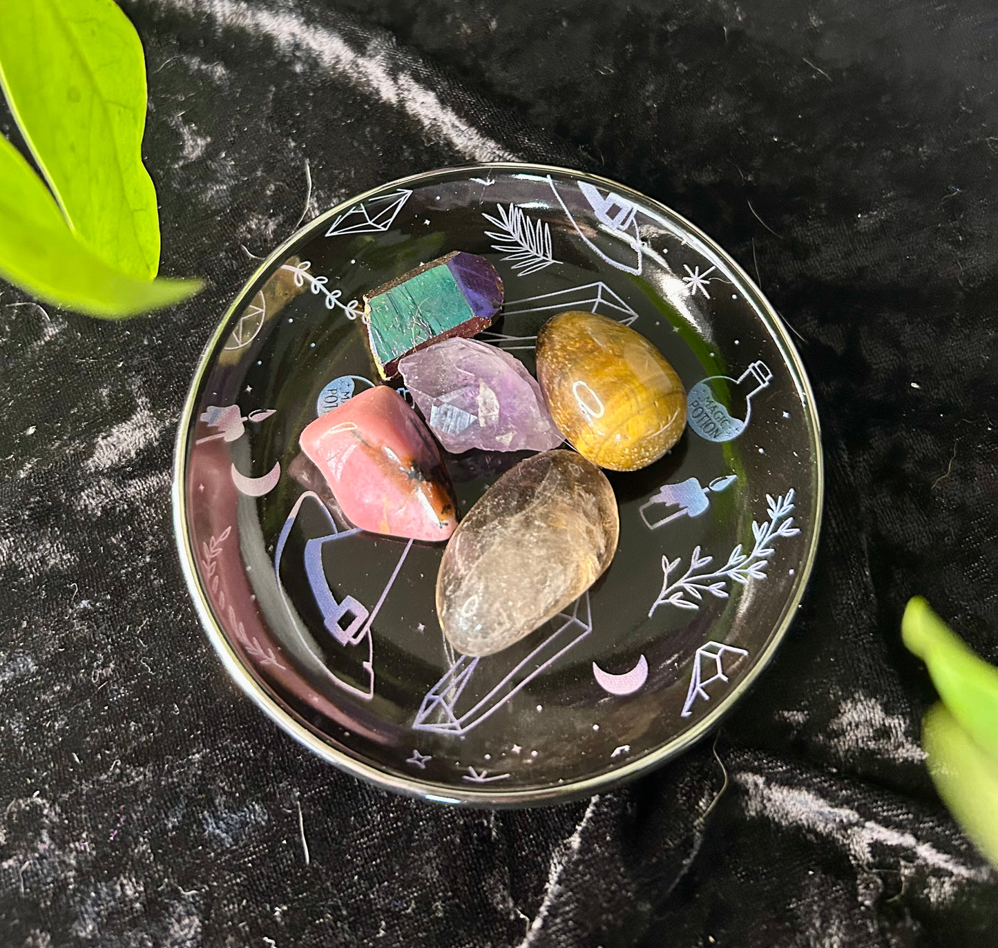 Crystal Witch trinket dish