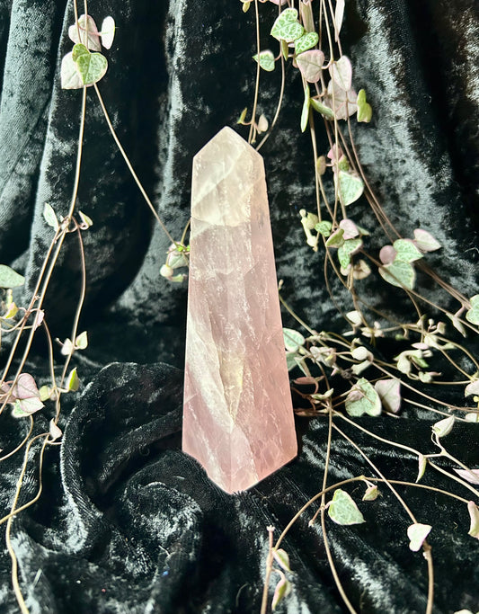 Rose Quartz obelisk