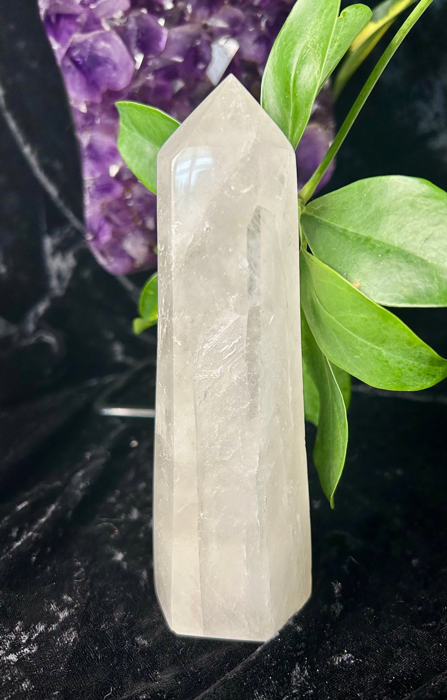 Clear Quartz tower