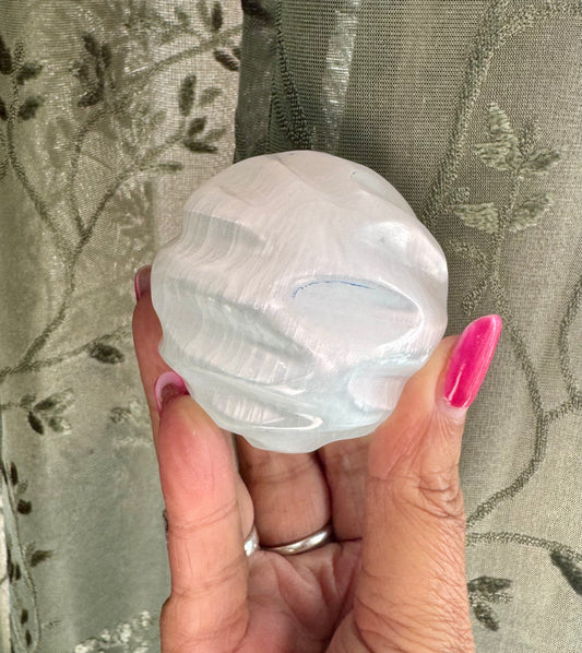 Meditation selenite ball