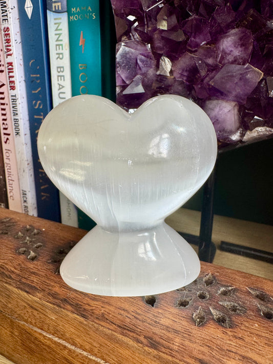 Selenite heart