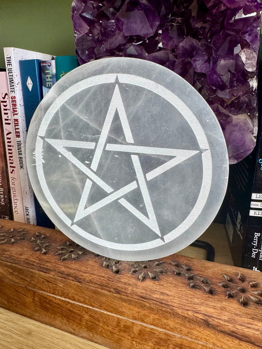 Large selenite charging plate
