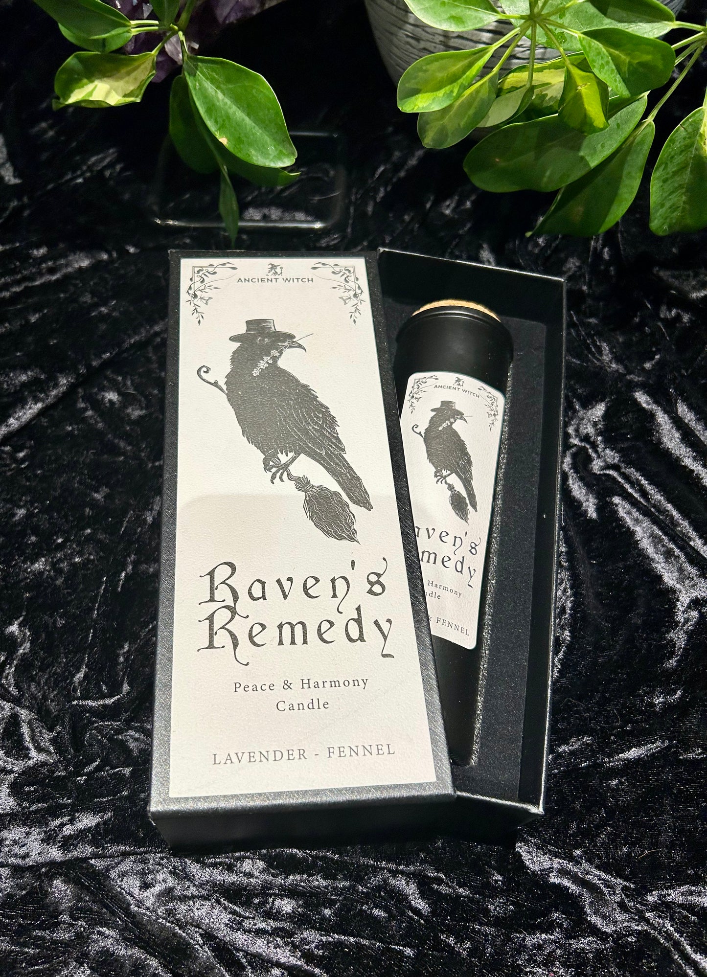 Ancient Witch Ravens Remedy candle